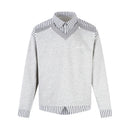 Letter printed shirt collar fake two-piece fleece hoodie