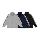 Hoodie with Stand Collar Simple Streetwear Style Sweatshirt