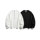 Small-Batch Design Preppy Style Textured Henley 