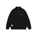 Loose Round Neck Hoodie Sweatshirt Stand Collar Jacket