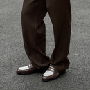 New Stylish All-match Mens Slip-on Casual Leather Shoes