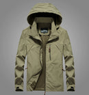 New Style Plus Size Jacket Men's Outdoor Hooded Jackets Men's Jackets