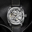 Carved Vintage Fashion Hollow Mechanical Automatic Mens Watch