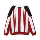 Color blocking letter jacquard smal