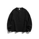Small-Batch Design Preppy Style Textured Henley 