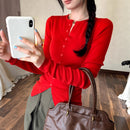 Single-breasted Knit Cardigan for Women