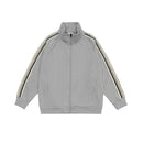 Hoodie with Stand Collar Simple Streetwear Style Sweatshirt