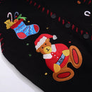 Christmas teddy bear embroidered