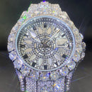 Men's High-end, Fully Diamond-encrusted, Ultra-glitzy Hip-hop Watch