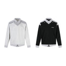 Letter printed shirt collar fake two-piece fleece hoodie