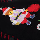 Christmas teddy bear embroidered