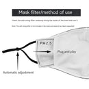 Digital Printing Wansheng Face Mask Skull Double-layer Dust Mask