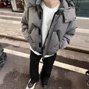 The Trend Of Young Students Wearing Loose Bread Jackets With Love