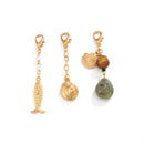 Conch Shell Creative Beaded Fishtail Pendant Keychain