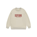 Men's Hoodie Crewneck Letter Print Loose Fit Spring Men's Jacket