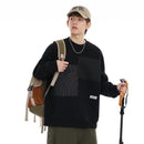 Loose Round Neck Sweatshirt  Couple Style Student Top