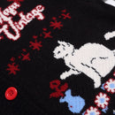 Cartoon Dog Sweater Knitted Coat
