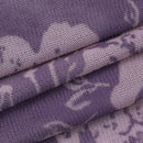 Aesthetic Purple Printed Notched Sleeveless Camisole