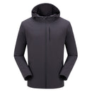 Men's movement in the spring and autumn season, men's single layer elastic mountaineering jackets, waterproof, windproof, breathable and caprant riding clothes