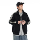 Hoodie with Stand Collar Simple Streetwear Style Sweatshirt