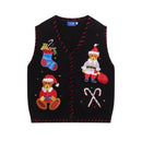 Christmas teddy bear embroidered