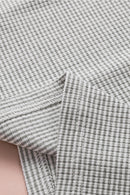 White Striped Henley Tank Tops