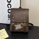 Simple Western-style High-quality Large-capacity Commuter And Street-ready Backpack