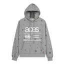 Star letter printed fleece hooded sweatshirt