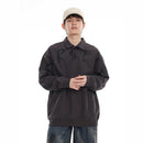 polo shirt with trendy design hoodie jacket