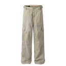 Loose denim pants