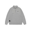 Loose Round Neck Hoodie Sweatshirt Stand Collar Jacket