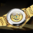 Fully Automatic Mechanical Skeleton Mens Watch