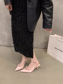 2026 Summer Bow One-Strap Thin Heel Sandals, Sweet Backless Single Shoes, New Arrival